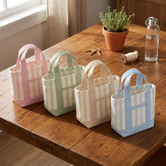 Pastel Tote Bag - Durable & Reusable