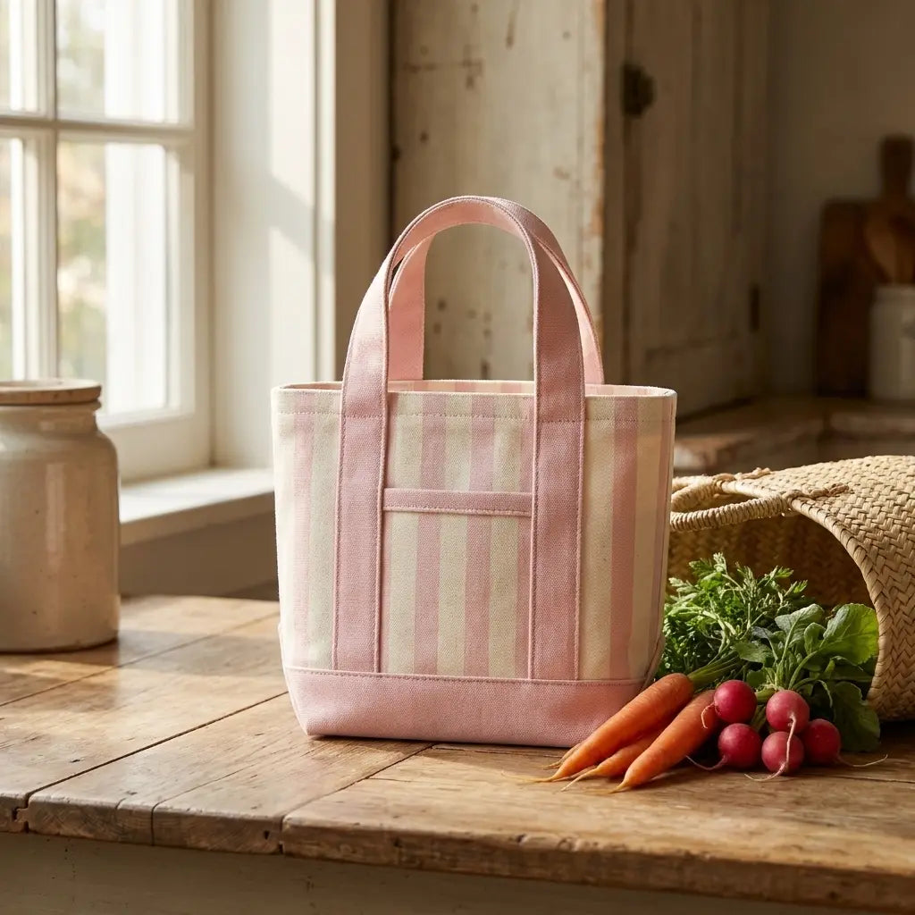 Pastel Tote Bag Set of 4 – Durable & Reusable